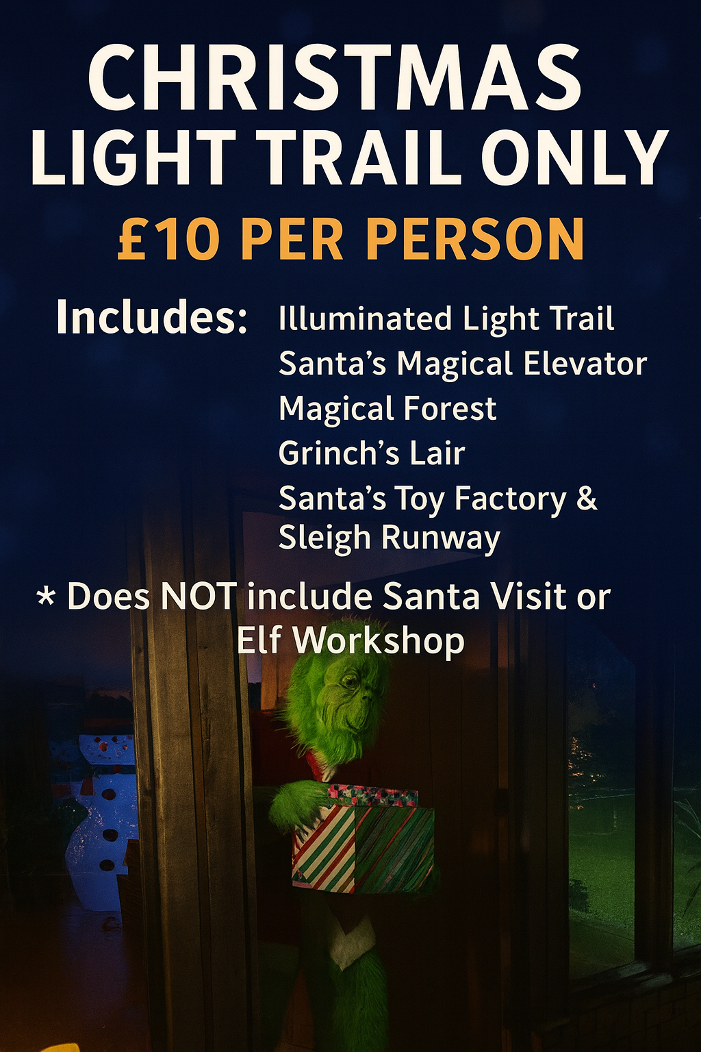 Christmas Light Trail ONLY (per person)